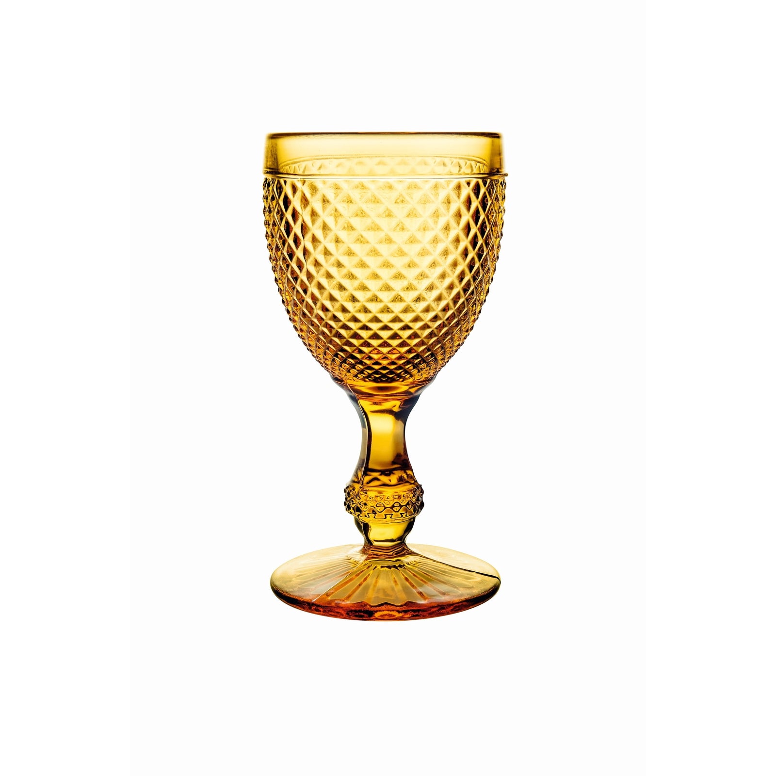 Vista Alegre Bicos Ambar Water Goblets Ambar - Set of 4