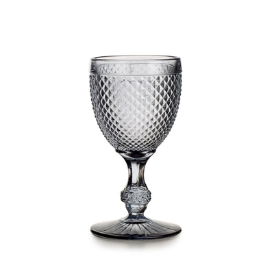 Vista Alegre Bicos Grey Water Goblets Grey - Set of 4