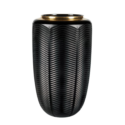 Vista Alegre Jet Black Case with Large Vase