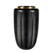 Vista Alegre Jet Black Case with Large Vase