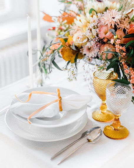 Vista Alegre Bicos Bicolor Goblet with Ambar Stem