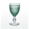 Vista Alegre Bicos Bicolor Goblet with Green Top
