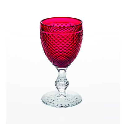 Vista Alegre Bicos Bicolor Goblet with Red Top