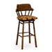 Jonathan Charles Buckingham Country Style Leather Bar & Counter Stools