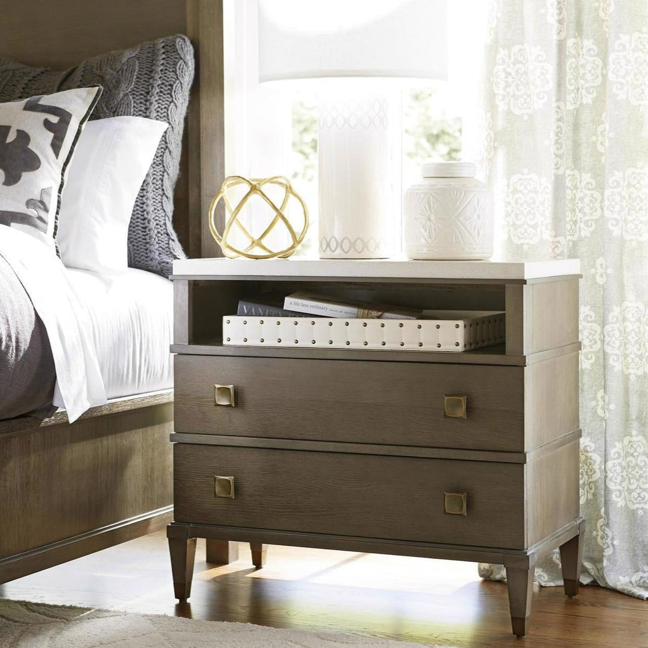 Universal Furniture Playlist Two Drawer Nightstand