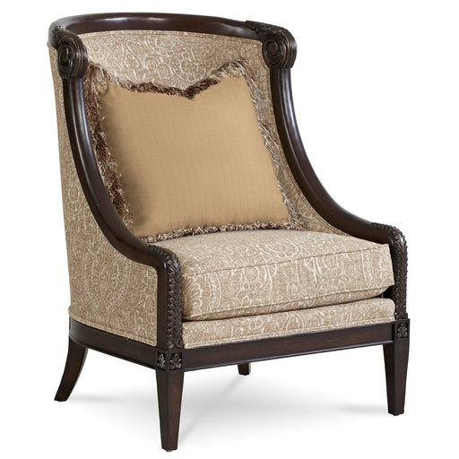ART Furniture Giovanna Azure Carved Wood Accent Chair