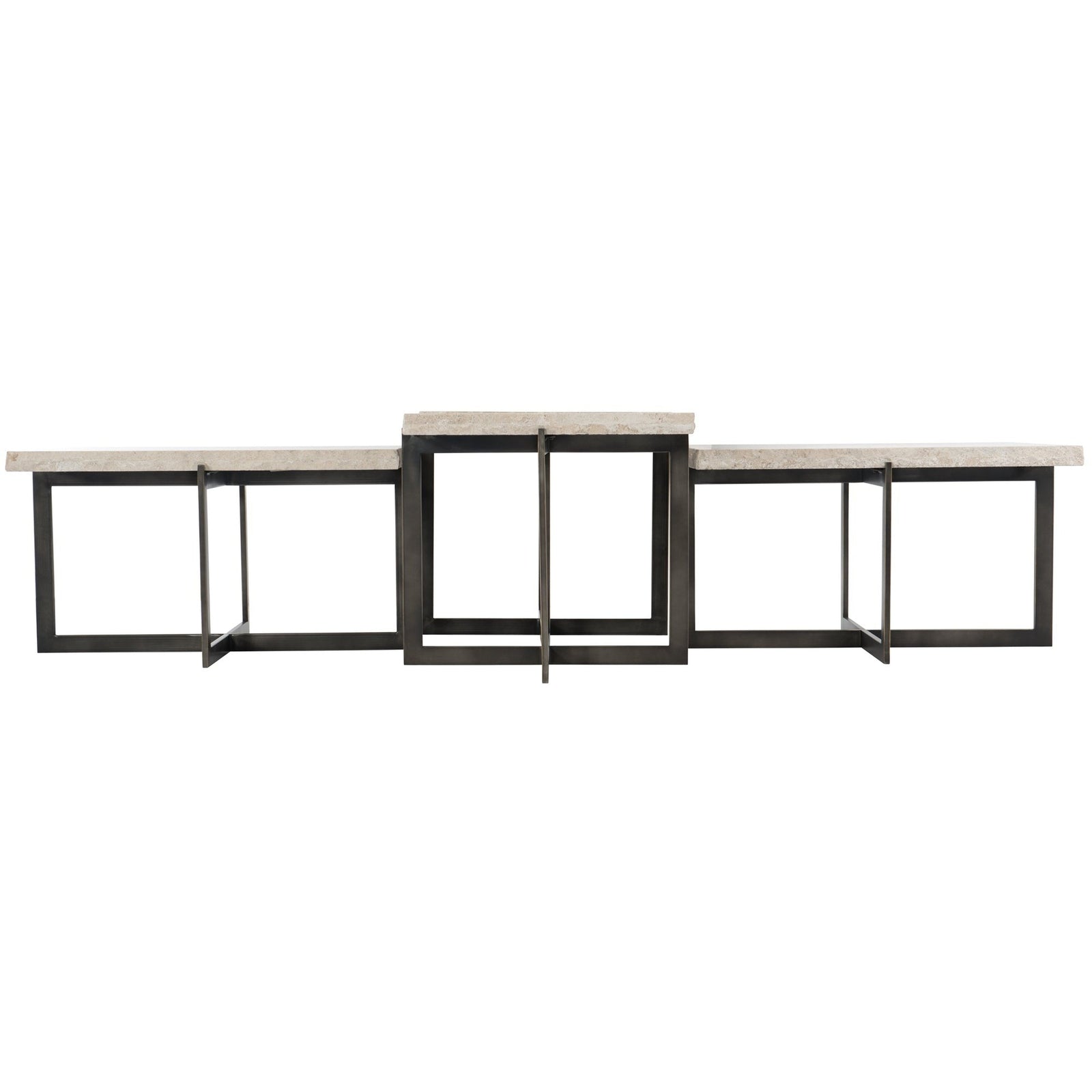 Bernhardt Hathaway Metal Bunching Cocktail Table I