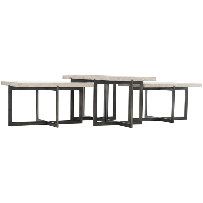 Bernhardt Hathaway Metal Bunching Cocktail Table I
