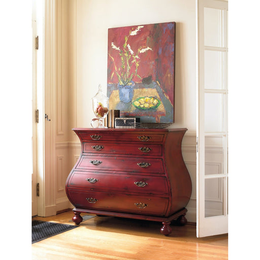 Hooker Furniture Red Bombe Chest