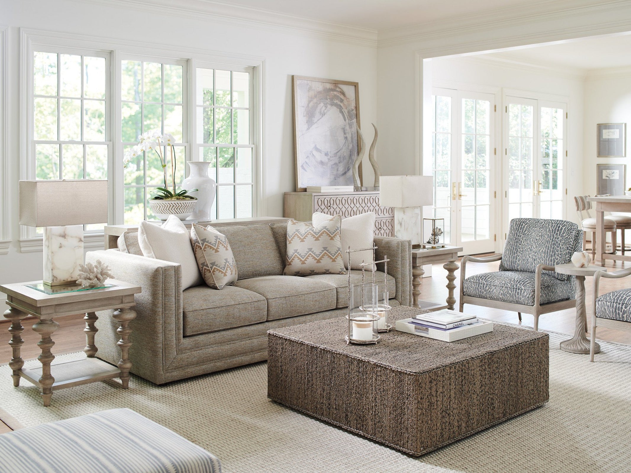 Barclay Butera Malibu Castlerock End Table