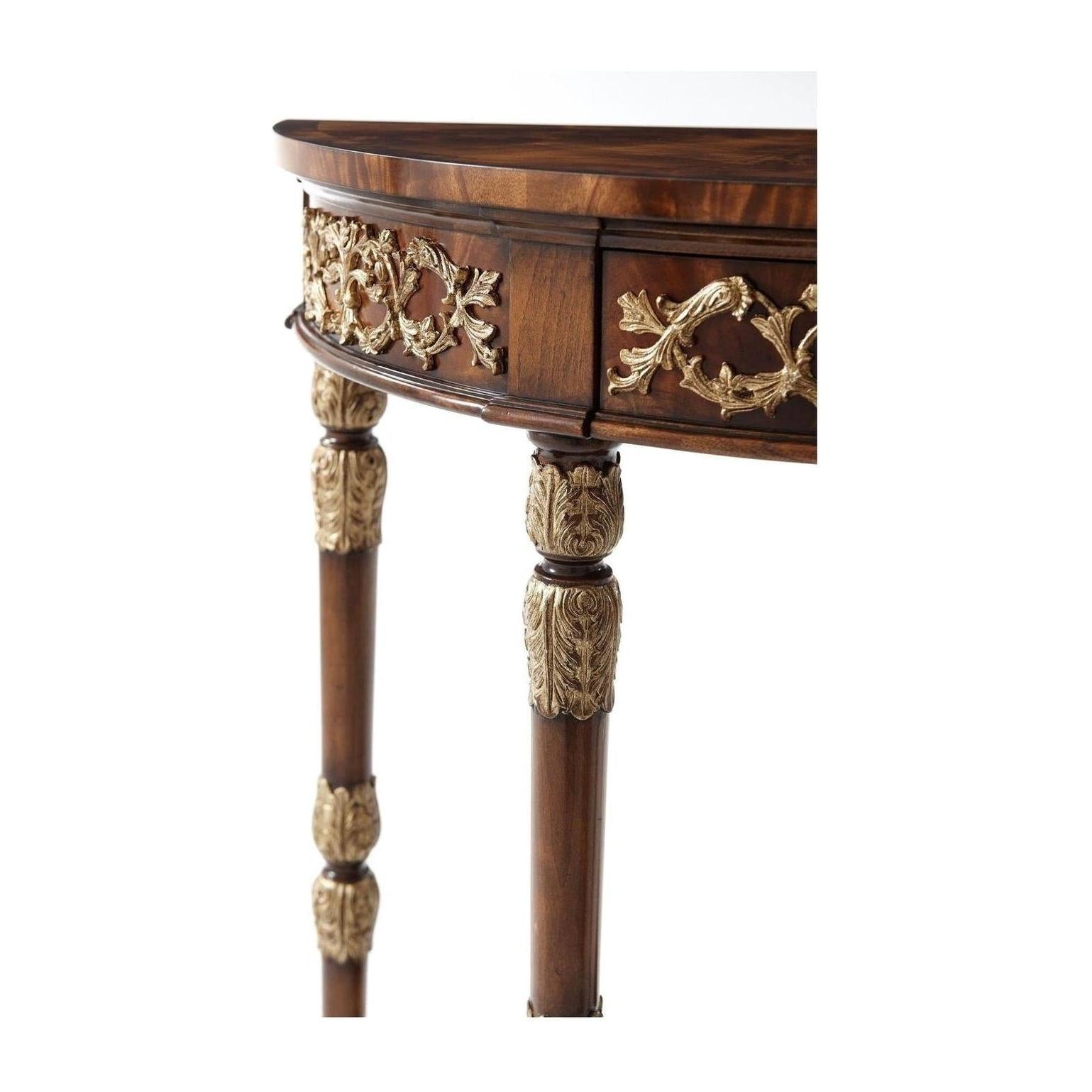 Theodore Alexander Beauty of Leaves Accent Console Table
