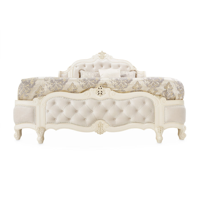 Michael Amini Lavelle Classic Pearl Wing Mansion Bed