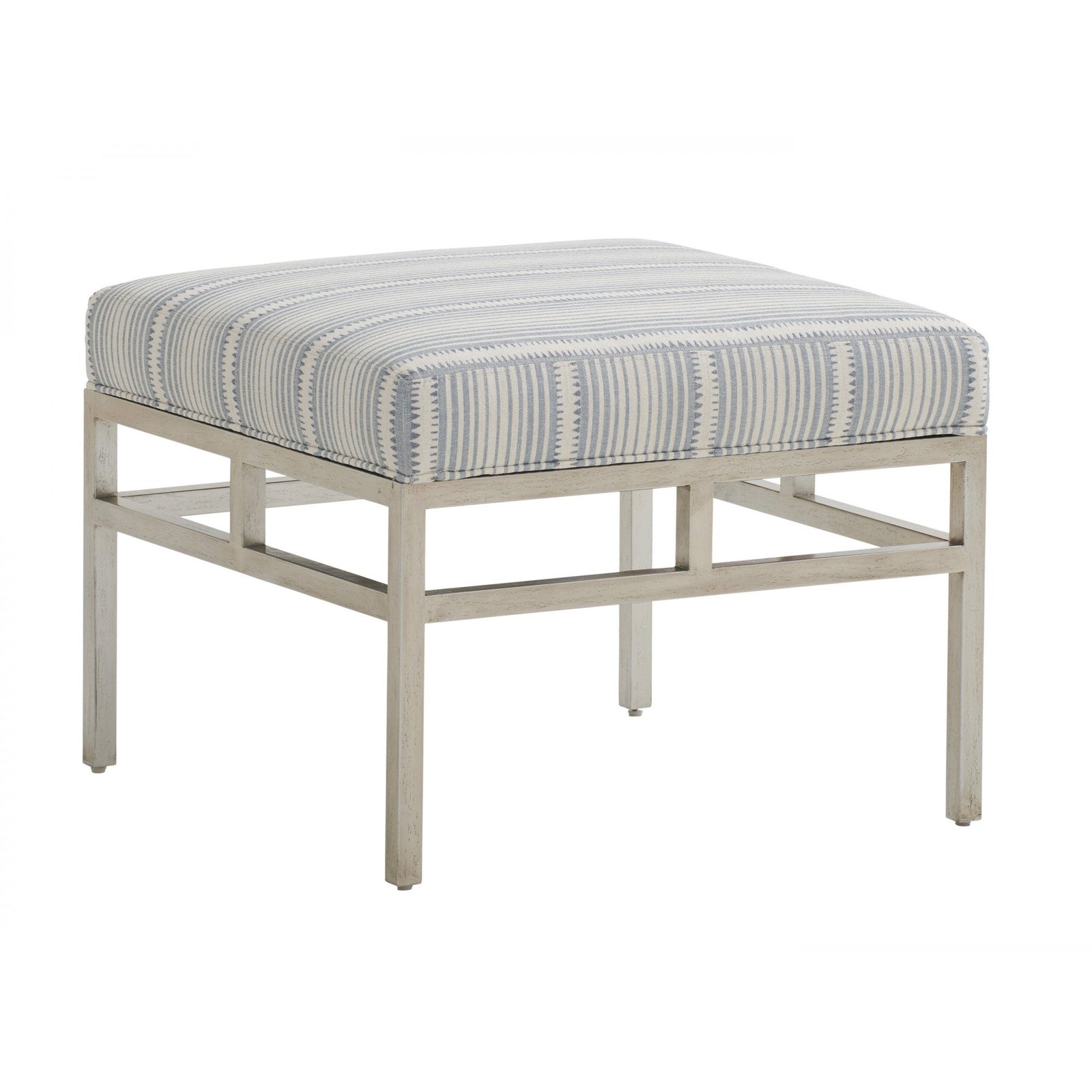 Barclay Butera Upholstery Lucca Metal Ottoman