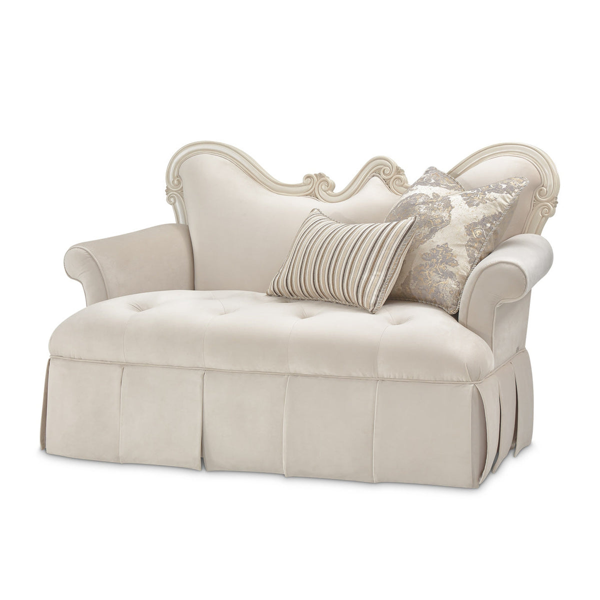 Michael Amini Lavelle Classic Pearl Settee Grayson Living