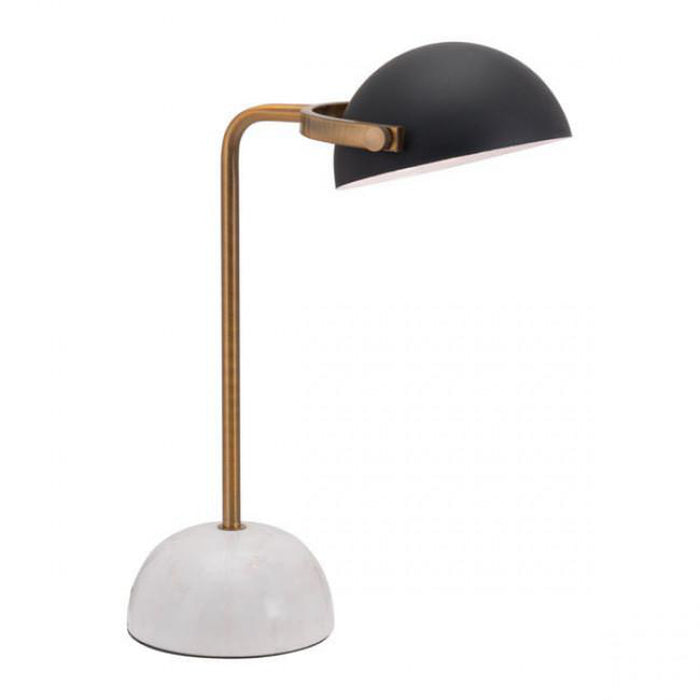 Zuo Irving Table Lamp Black