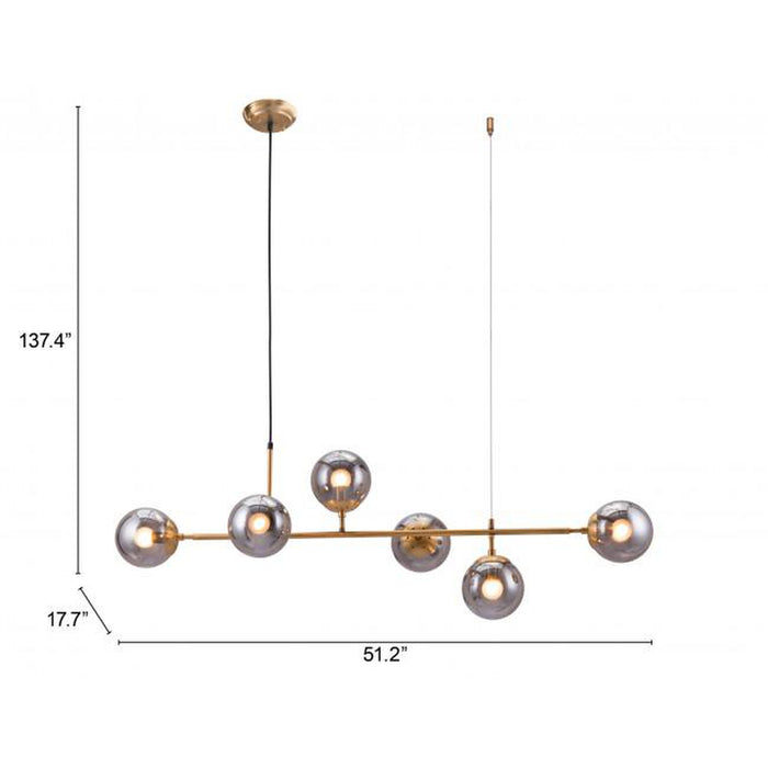 Zuo Gisela Ceiling Lamp Gold