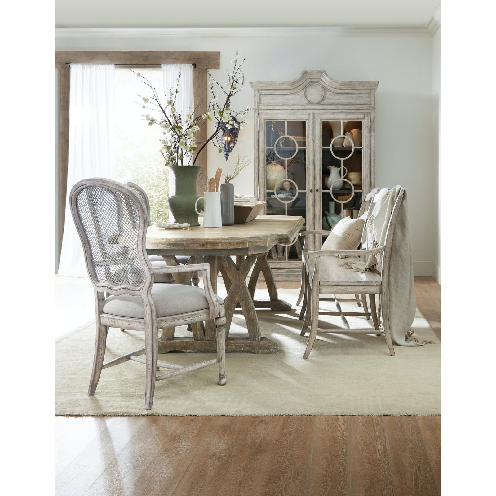 Hooker Furniture Boheme Gaston Metal Back Side Chair
