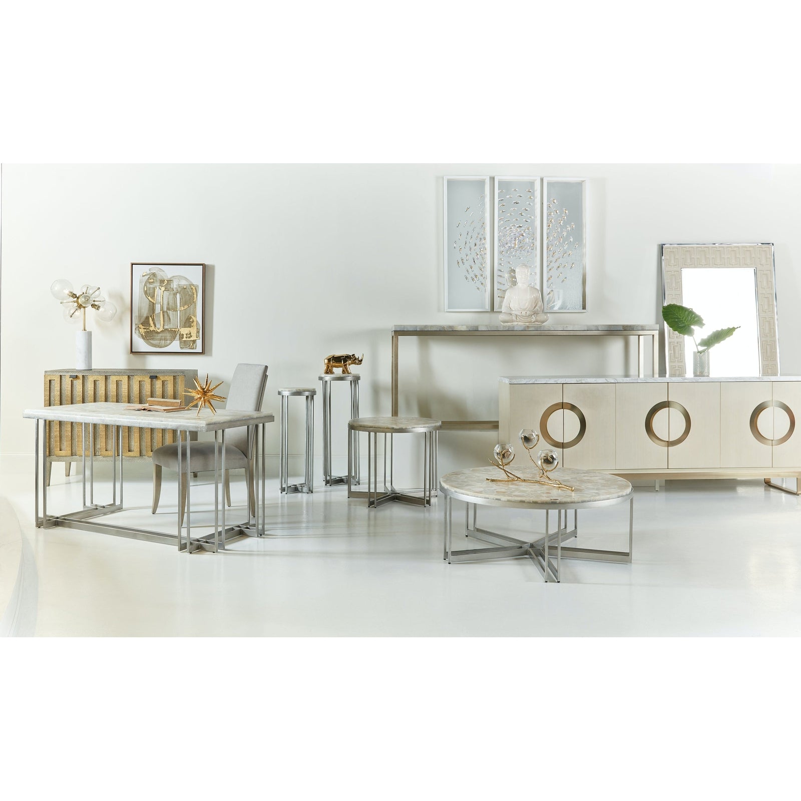 Hooker Furniture Melange Marin 36in Accent End Table