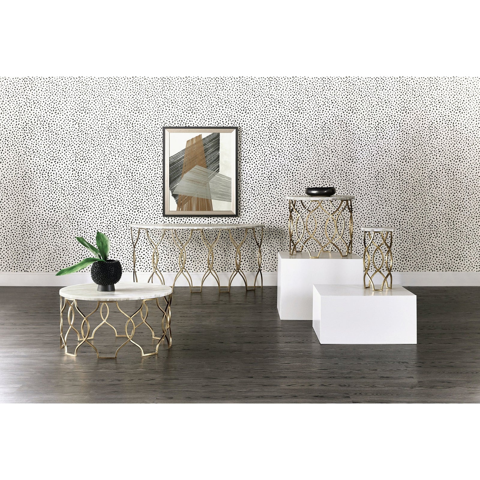 Hooker Furniture Melange Corrina Round Lamp Table