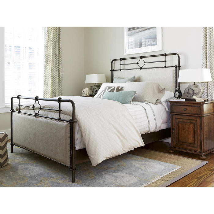 Universal Furniture Curated Upholstered Metal Bed