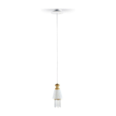 Lladro Belle de Nuit Ceiling Lamp with Lithophane US