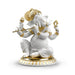 Lladro Bansuri Ganesha Figurine Golden Lustre