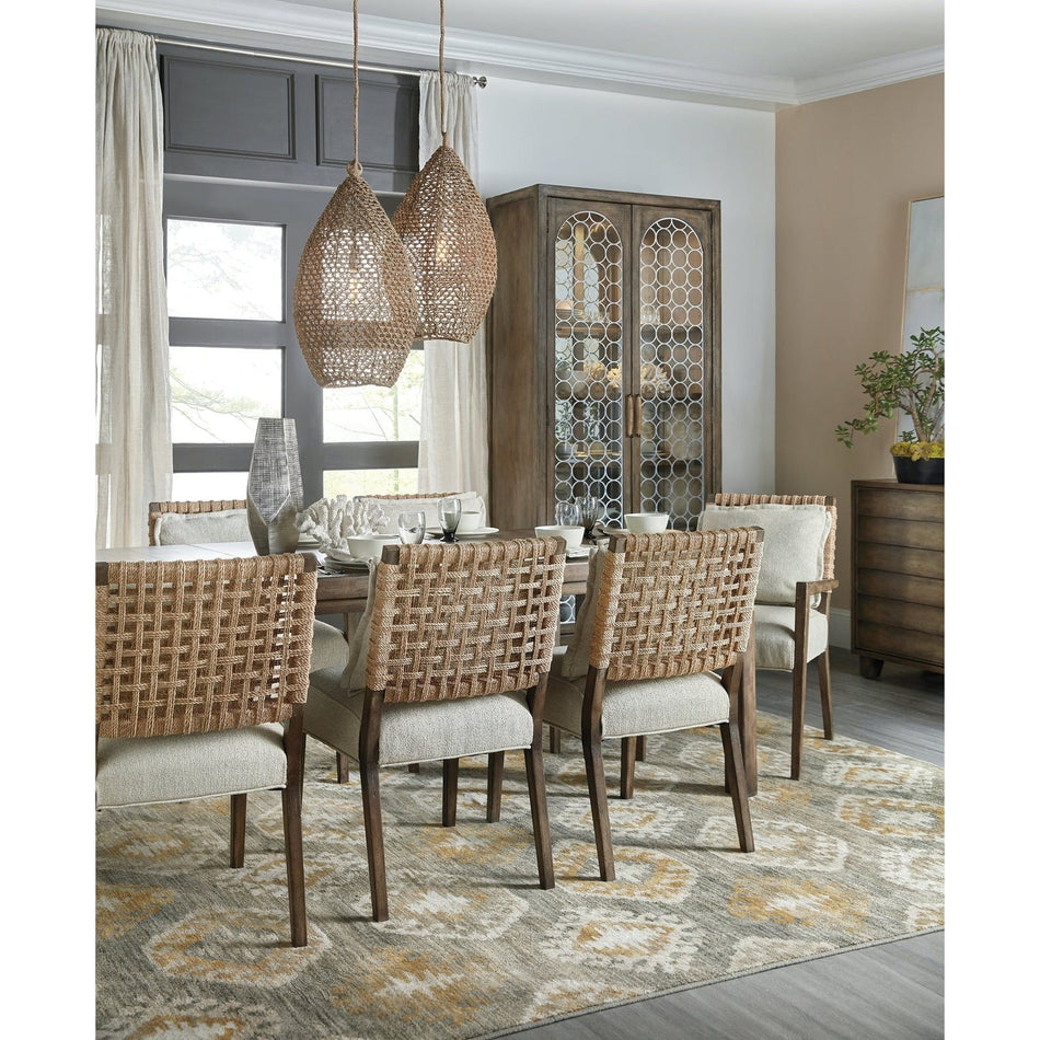 Hooker Furniture Sundance Woven Back Arm Chair