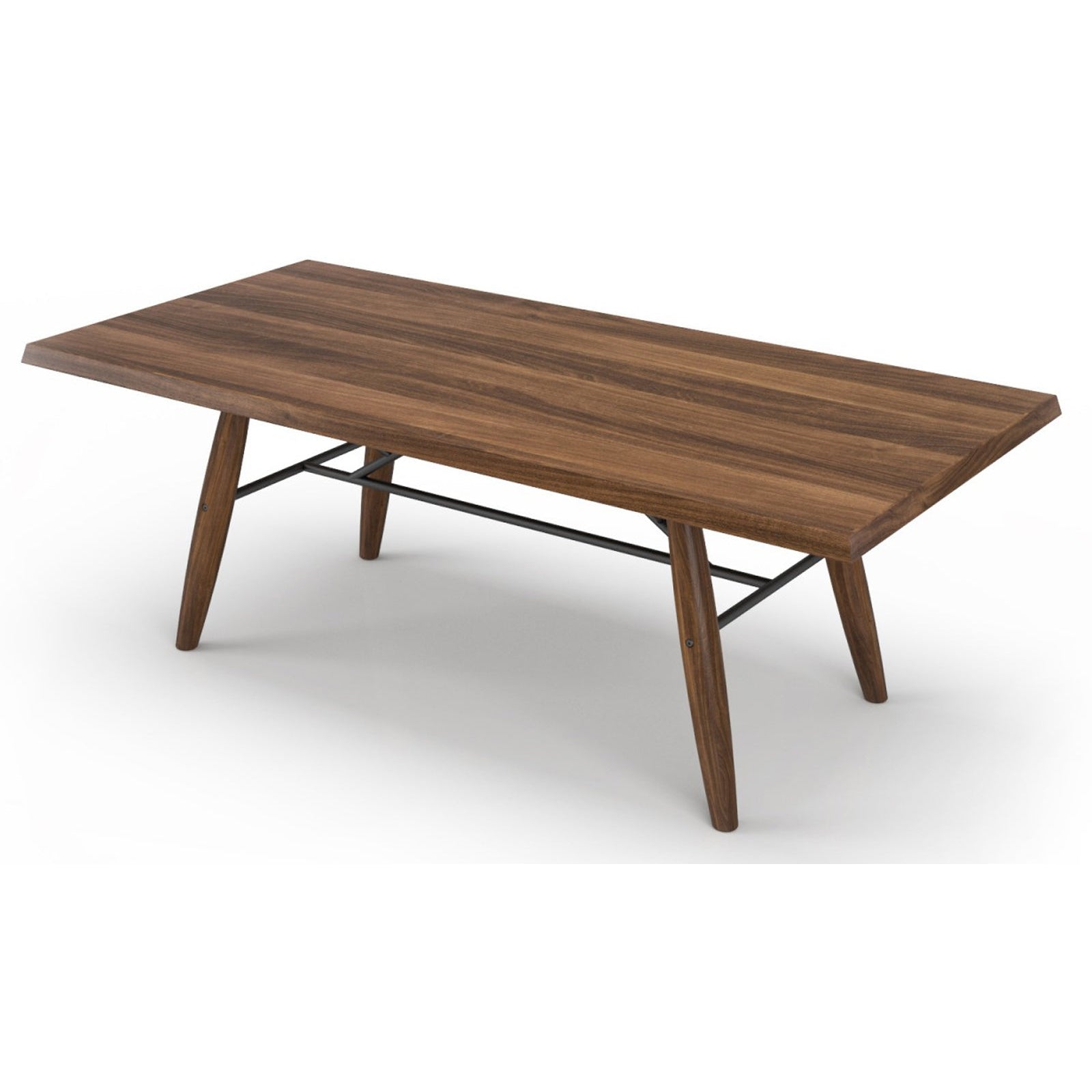 Huppe Connection Dining Table with Walnut Legs