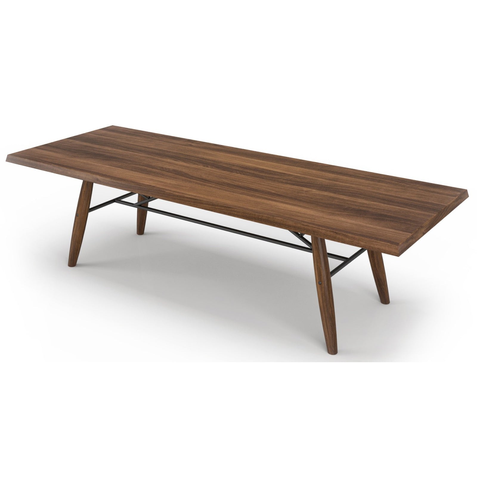 Huppe Connection Dining Table with Walnut Legs