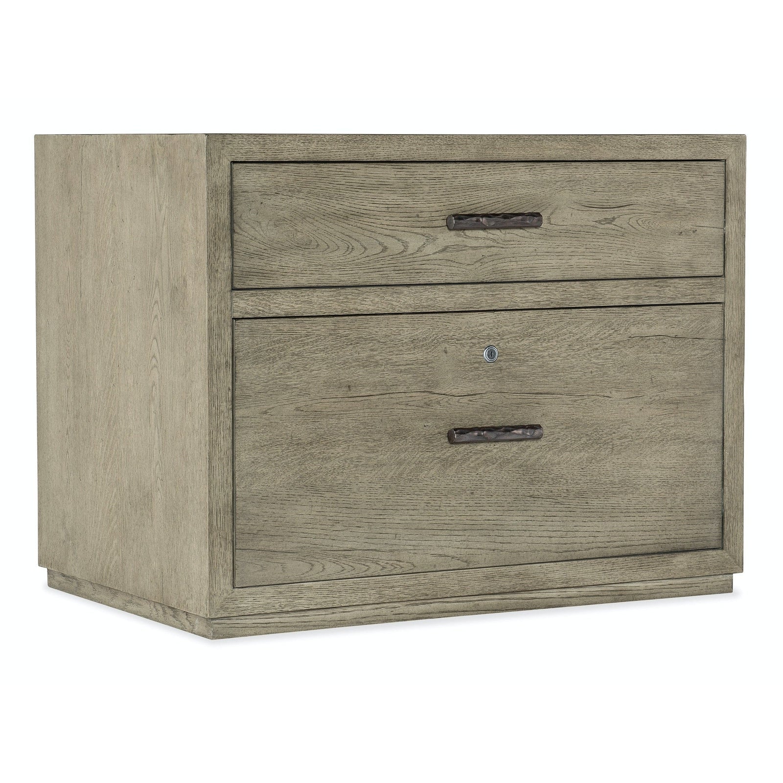 Hooker Furniture Linville Falls Desk with Lateral File and 2 Legs - 96