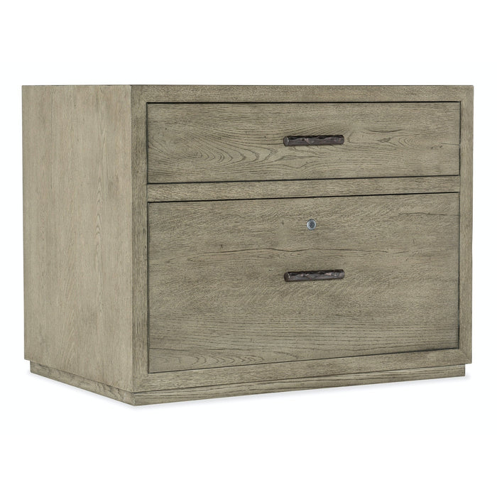 Hooker Furniture Linville Falls Credenza with Small File, Lateral File and Open Cabinet - 96"