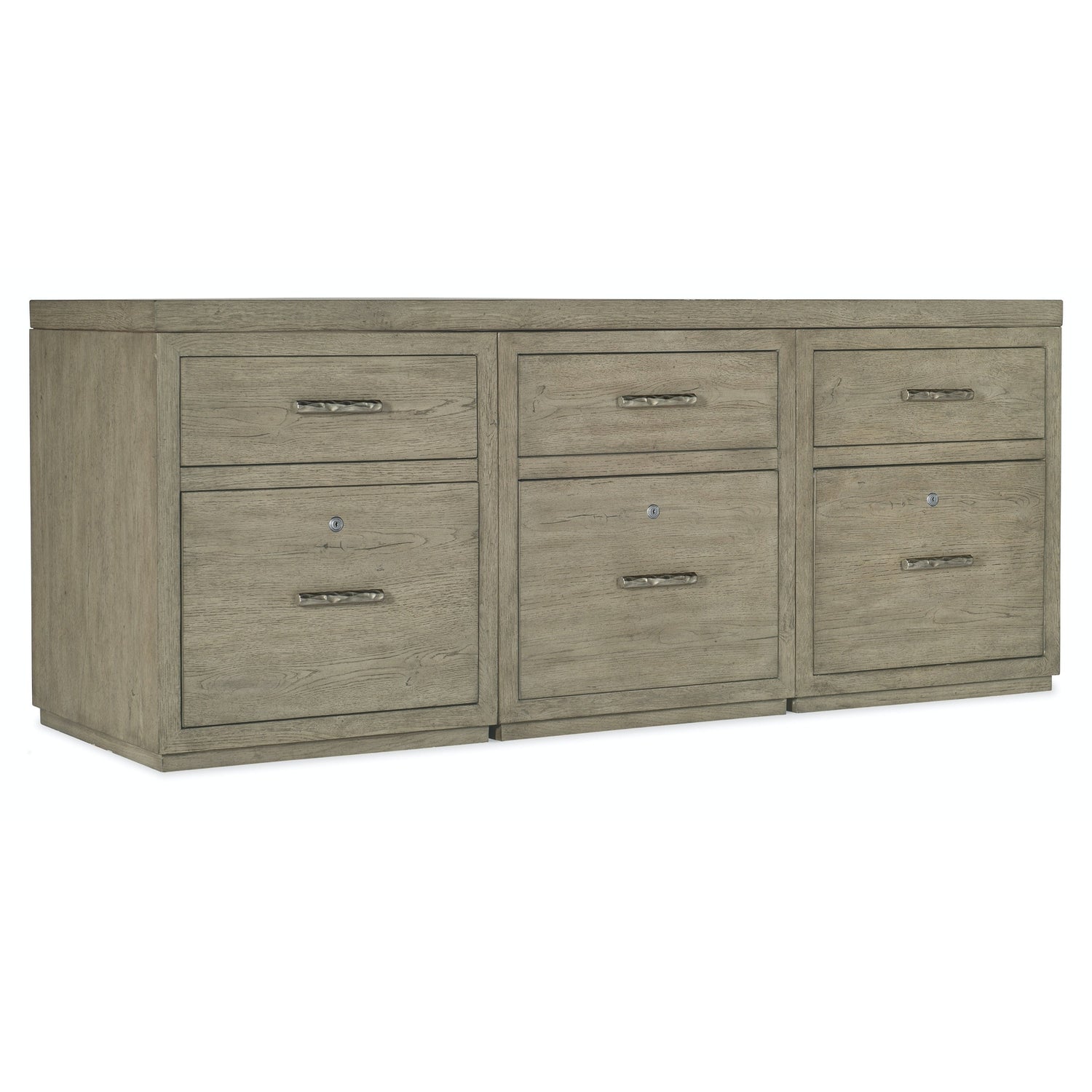 Hooker Furniture Linville Falls Credenza with 3 Small Files - 72"