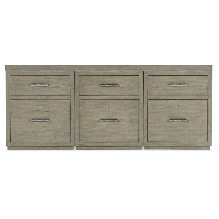 Hooker Furniture Linville Falls Credenza with 3 Small Files - 72"