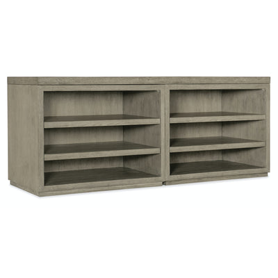 Hooker Furniture Linville Falls Credenza with 2 Open Cabinets - 72"
