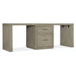 Hooker Furniture Linville Falls Desk with Small File and 2 Legs
