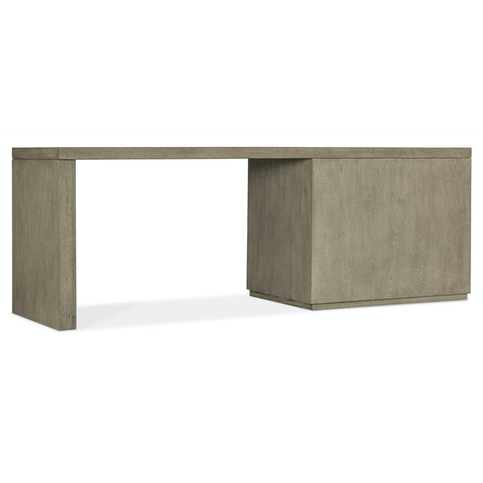 Hooker Furniture Linville Falls Desk with Open Cabient and Leg
