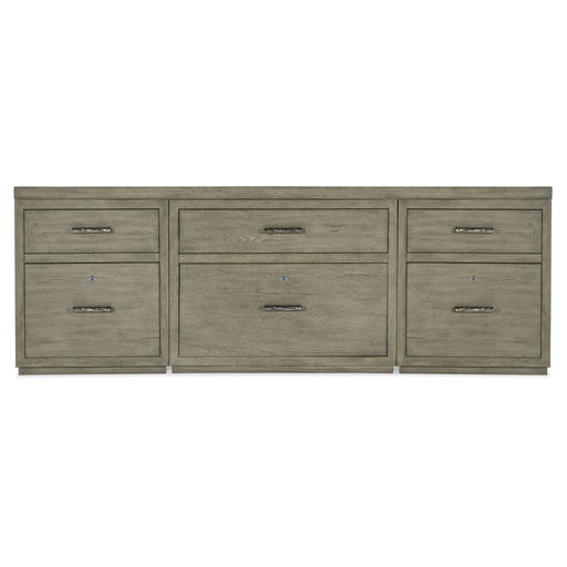 Hooker Furniture Linville Falls Credenza with 2 Small Files and Lateral File - 84"