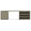 Hooker Furniture Linville Falls Desk with Small File and Open - 96