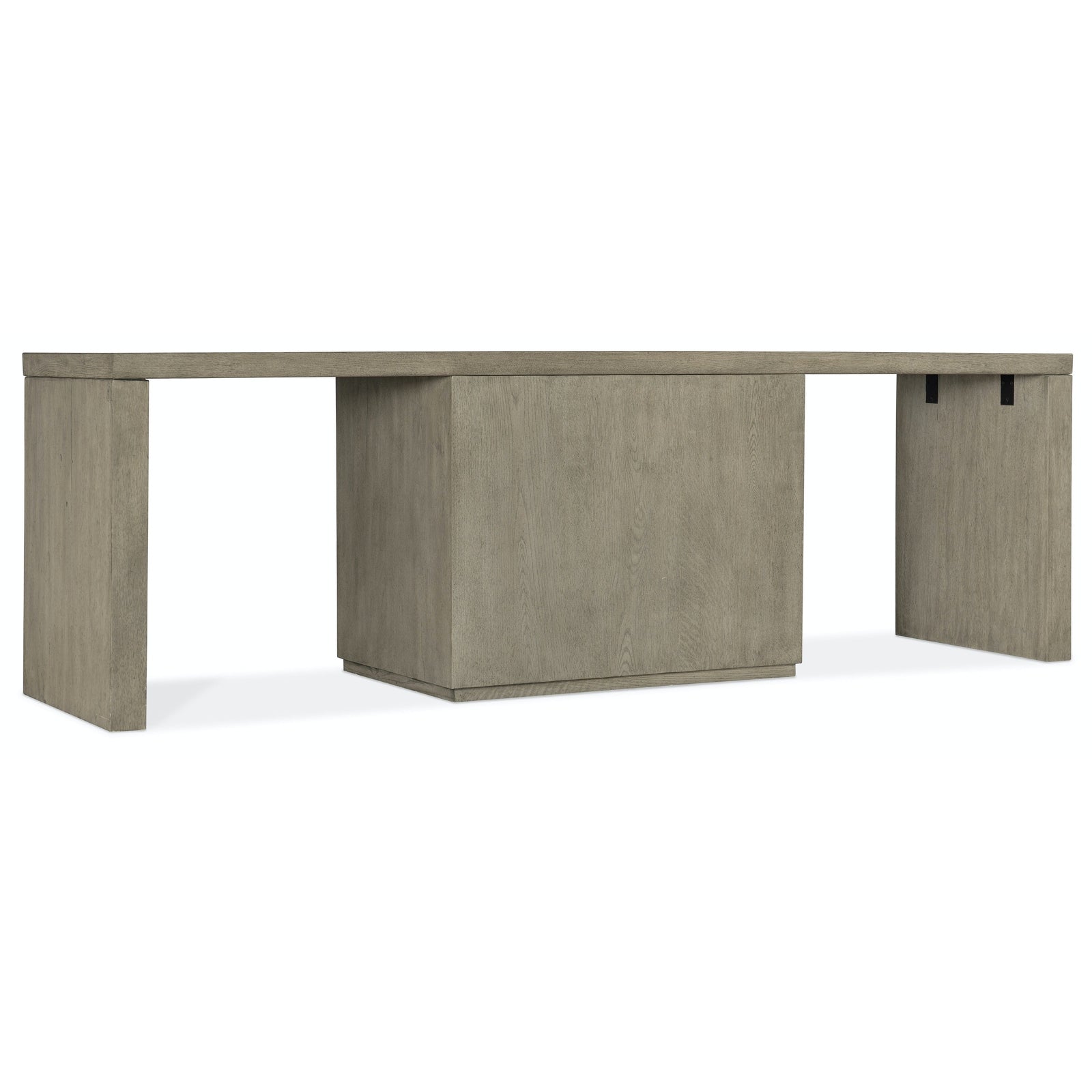 Hooker Furniture Linville Falls Desk with Lateral File and 2 Legs - 96