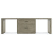 Hooker Furniture Linville Falls Desk with Lateral File and 2 Legs - 96