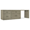Hooker Furniture Linville Falls Desk with Small File, Lateral File and Leg - 96
