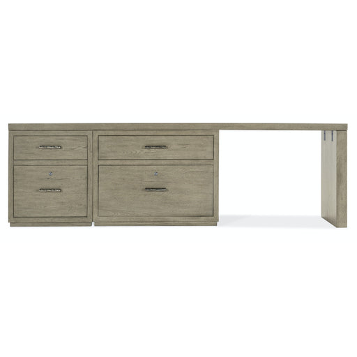 Hooker Furniture Linville Falls Desk with Small File, Lateral File and Leg - 96"
