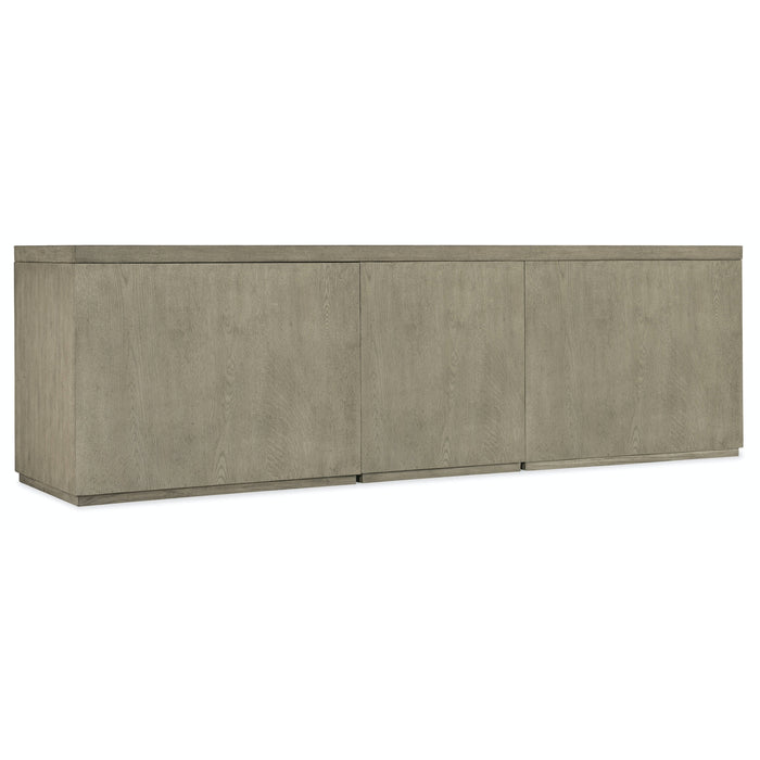 Hooker Furniture Linville Falls Credenza with Small File and 2 Open Cabinets - 96"