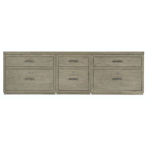 Hooker Furniture Linville Falls Credenza with Small File and 2 Lateral Files - 96"
