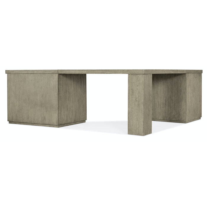 Hooker Furniture Linville Falls Corner Combo Desk with Lateral and Small Files