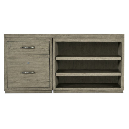 Hooker Furniture Linville Falls Credenza with Small File and Open Cabinet - 60"