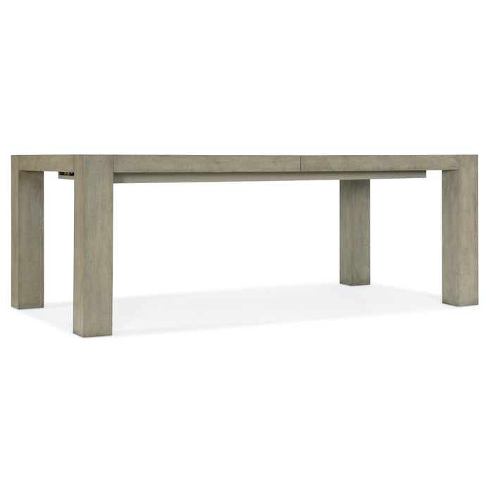 Hooker Furniture Linville Falls North Fork Rectangle Dining Table with 1-24In Leaf