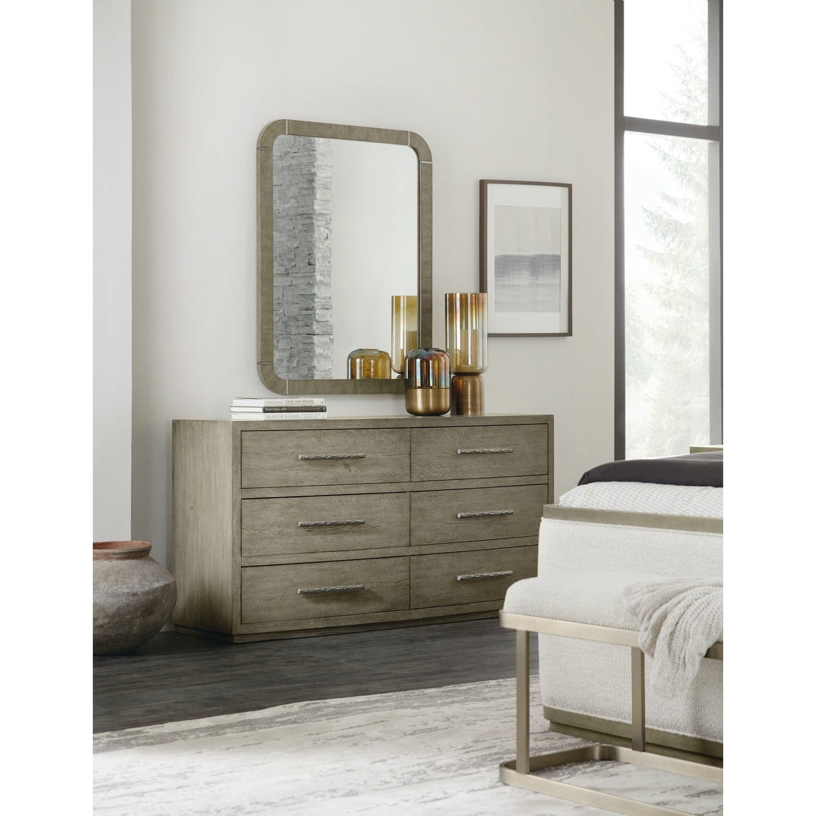 Hooker Furniture Linville Falls Chimney Gap Six Drawer Dresser
