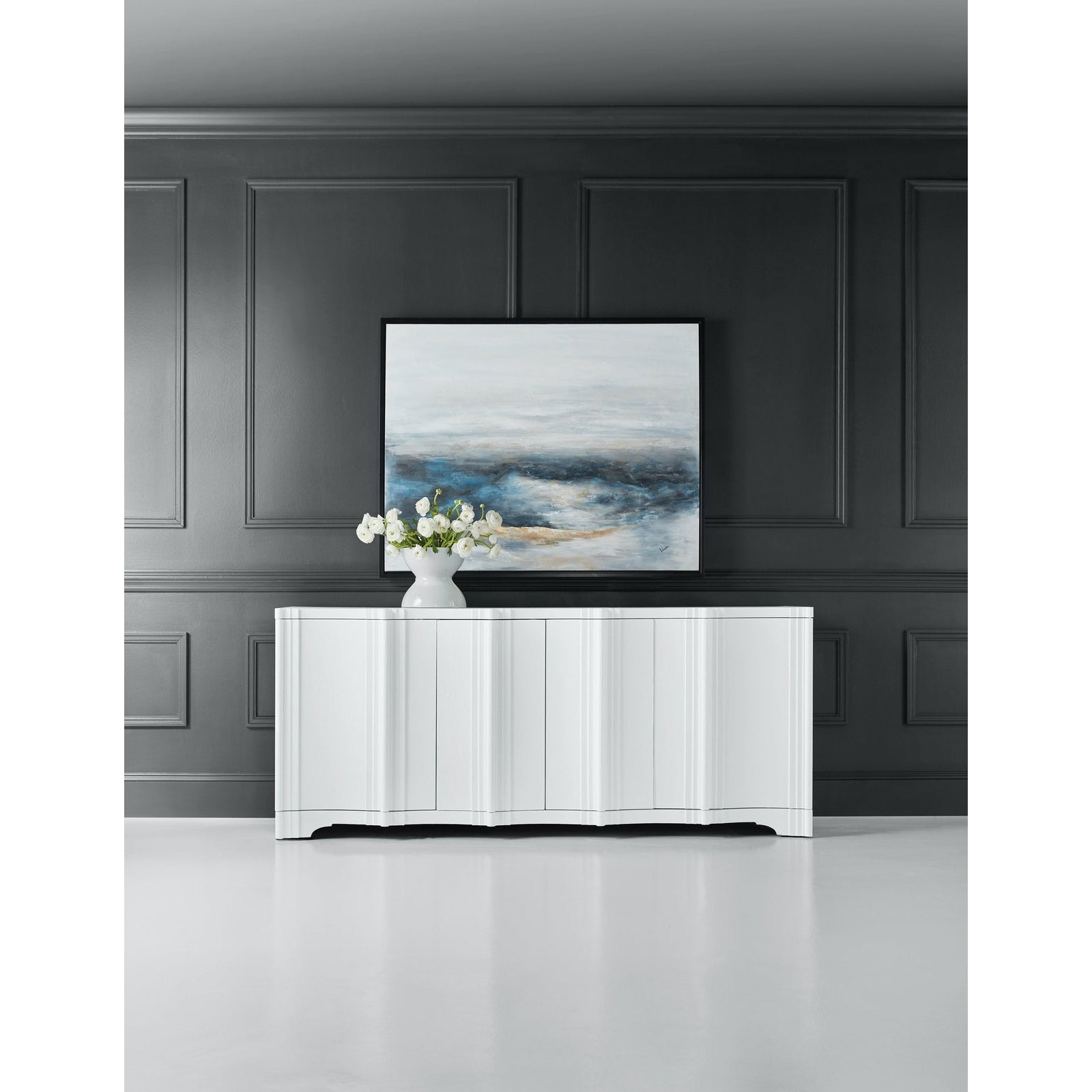 Hooker Furniture Melange Corinth Four Door Entertainment Console