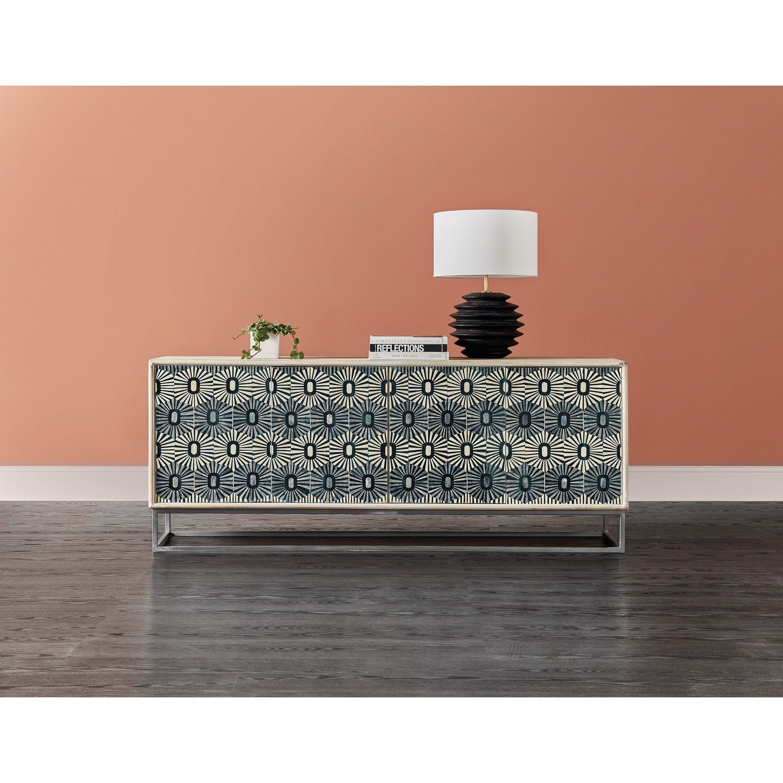 Hooker Furniture Melange Whitmore Four Door Credenza